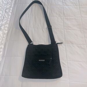 Vera Bradley crossbody black quilted purse